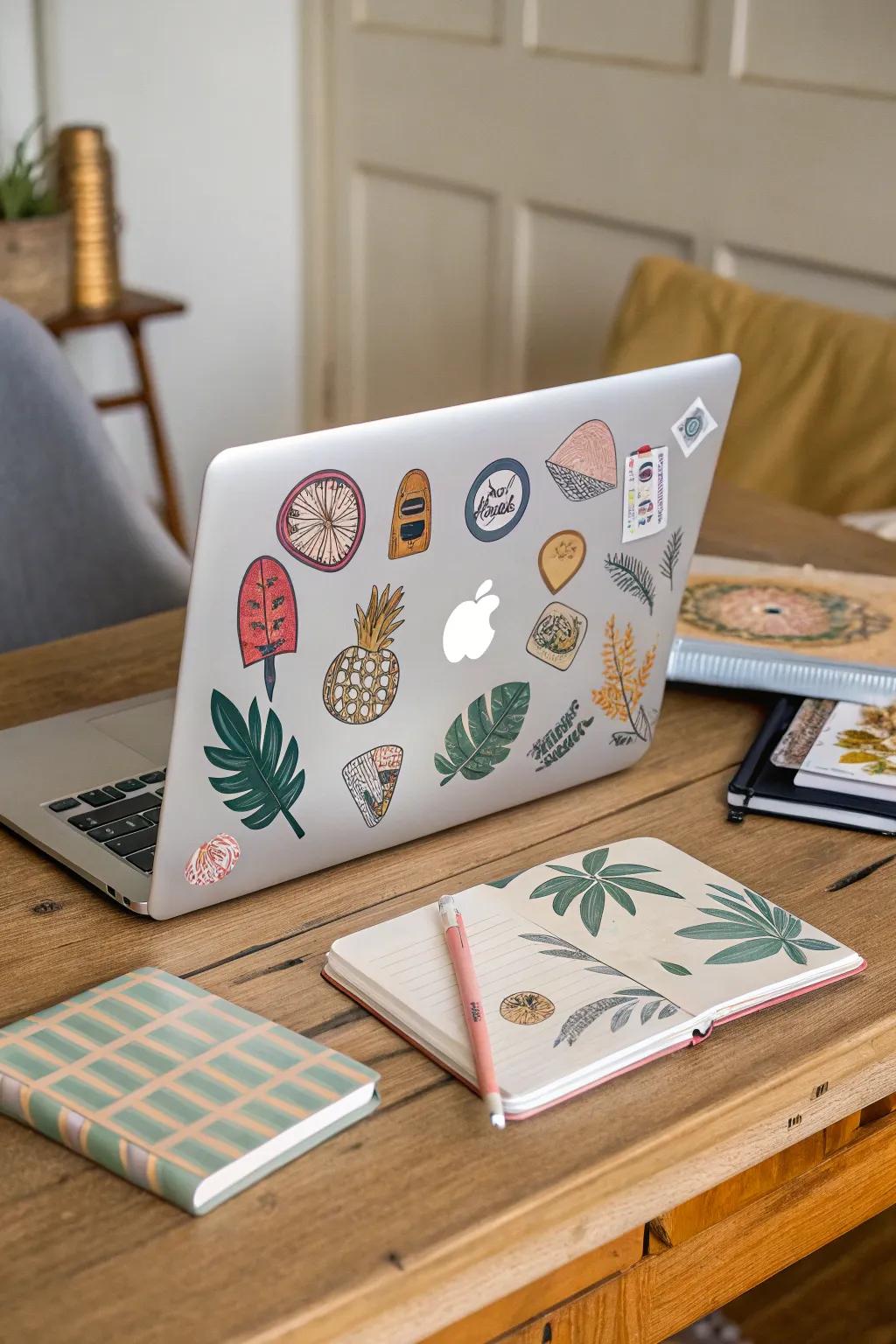 Showcase your unique style by personalizing your laptop with expressive decals.