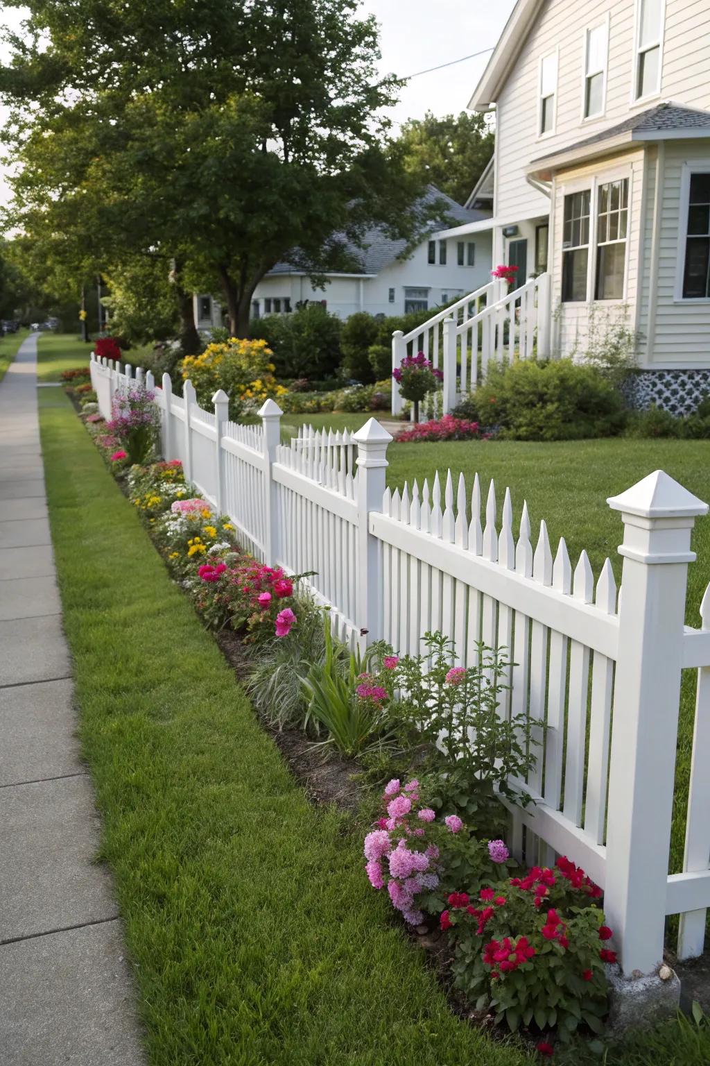 A timeless classic: the pure fencing.