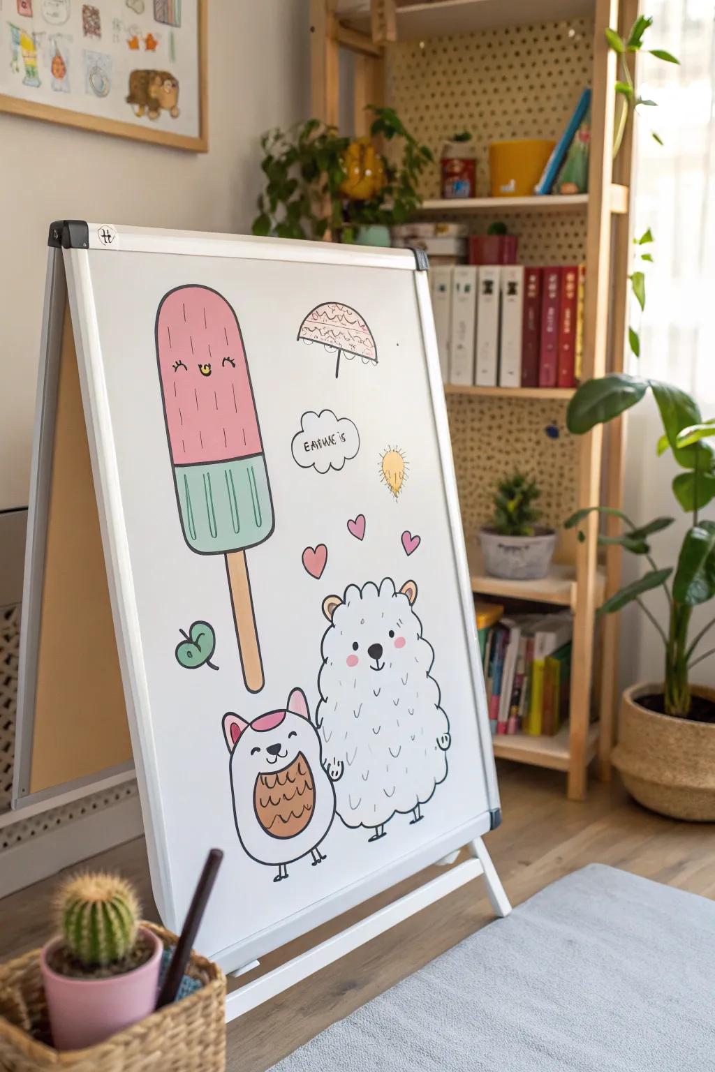 Delightful animated drawings to brighten your workspace.
