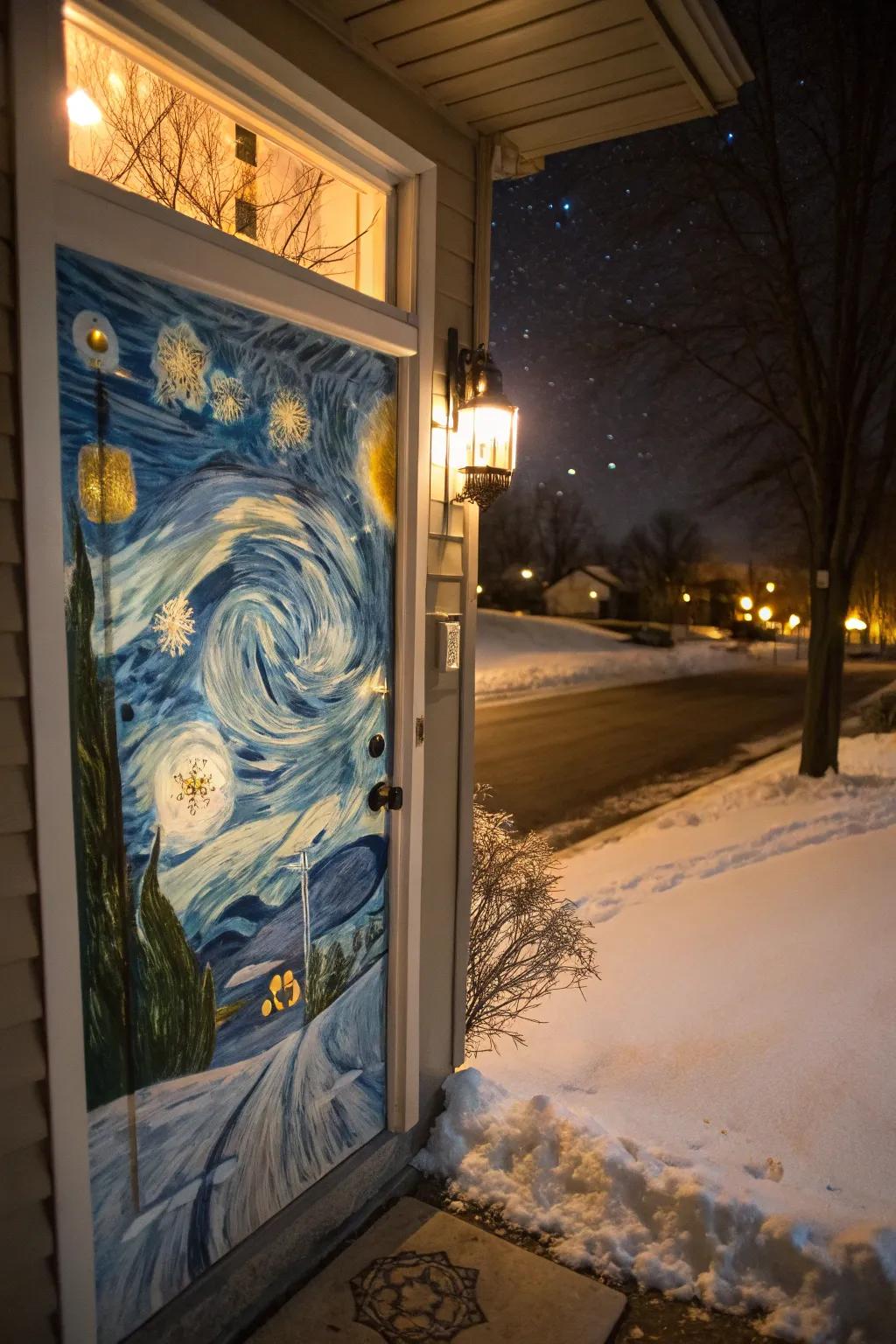 A creative twist inspired by Van Gogh, perfect for art enthusiasts.