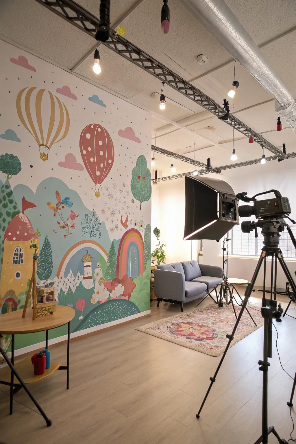 Carry joy using fanciful element murals.