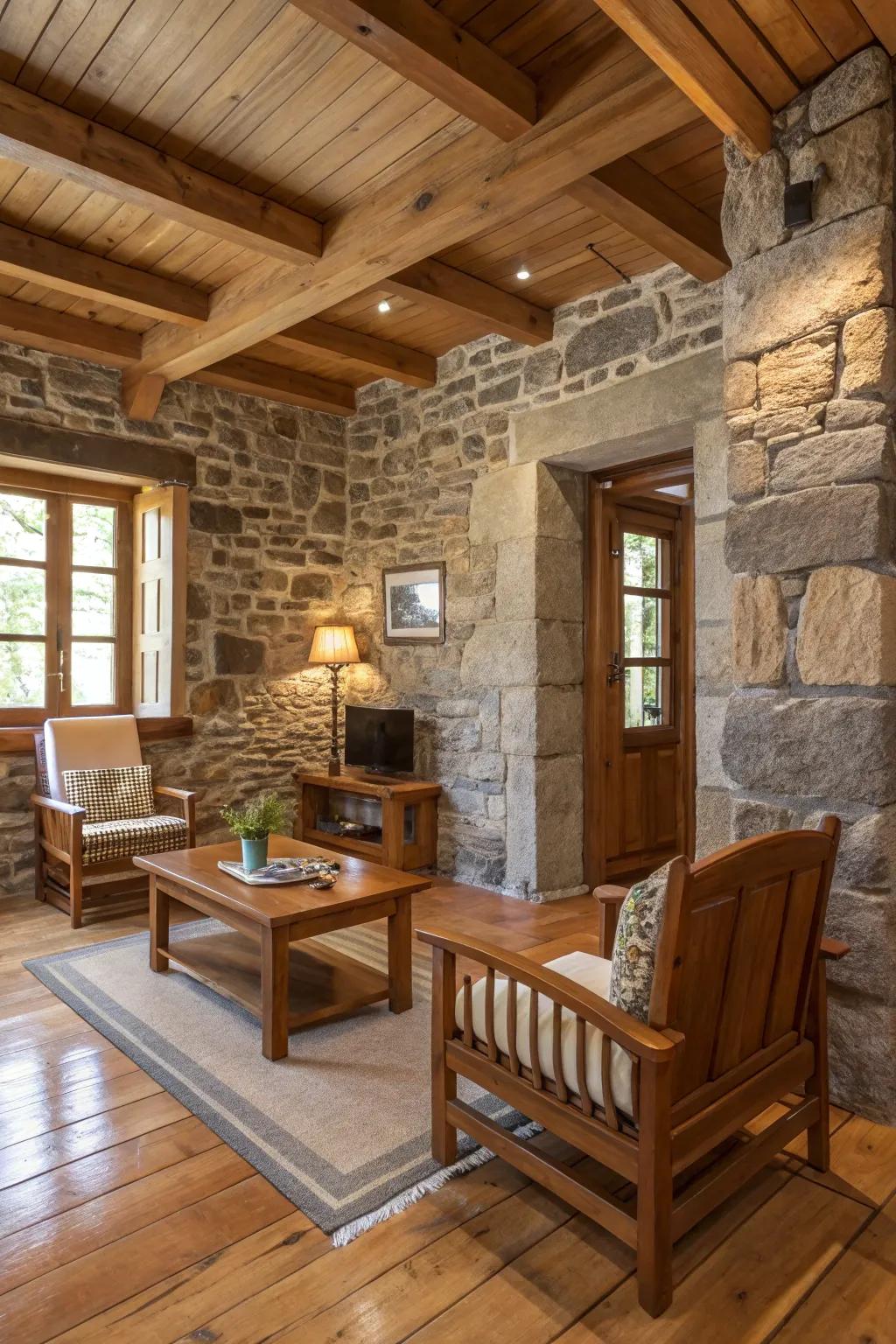 Natural components add warmth and texture.