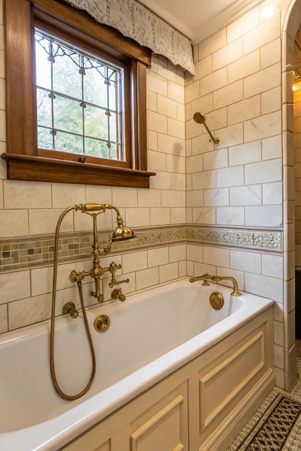 Introduce classic allure through classic fittings.