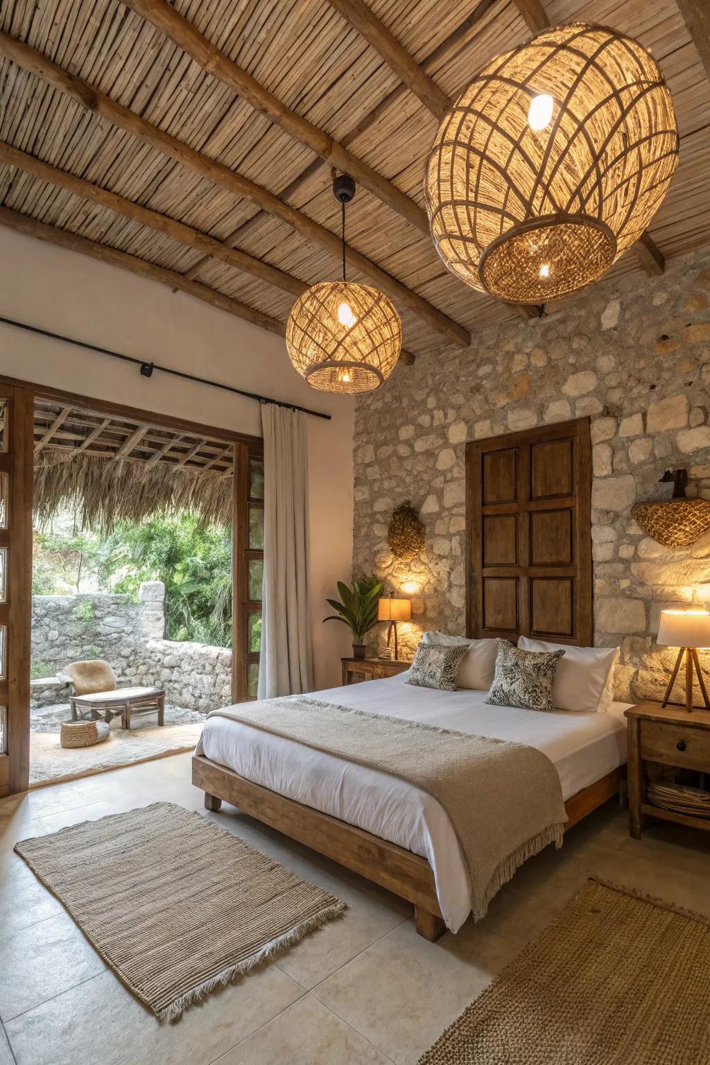 Eco-inspired aesthetics invite a taste of the outdoors inside.