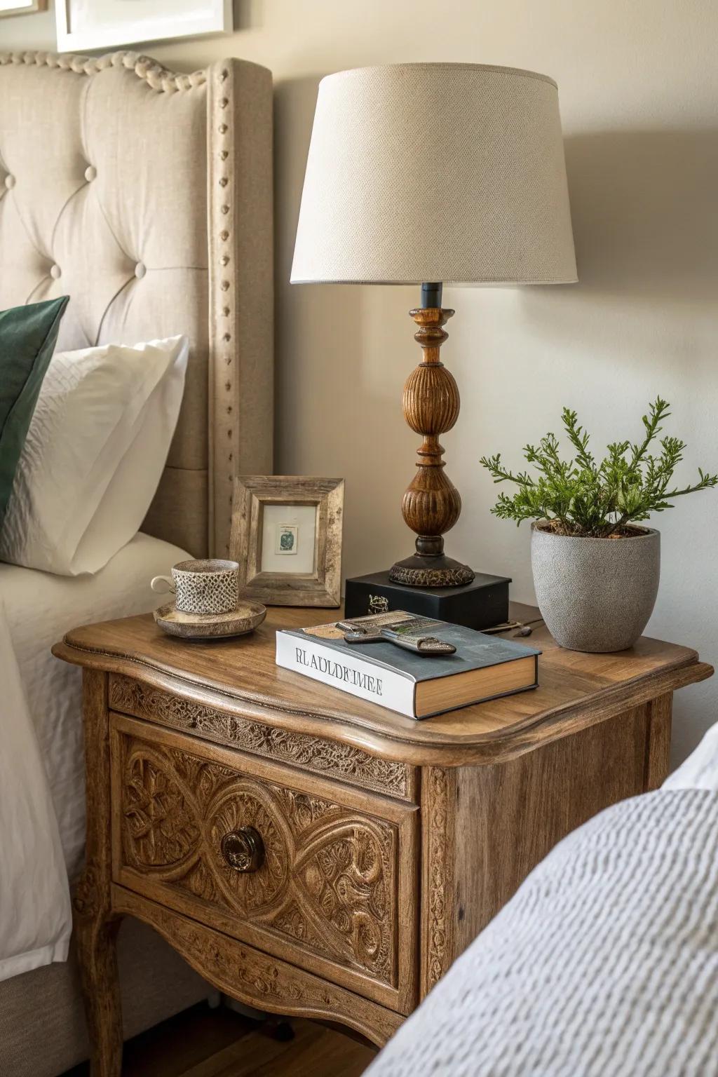 Past pieces add character and a sense of history.