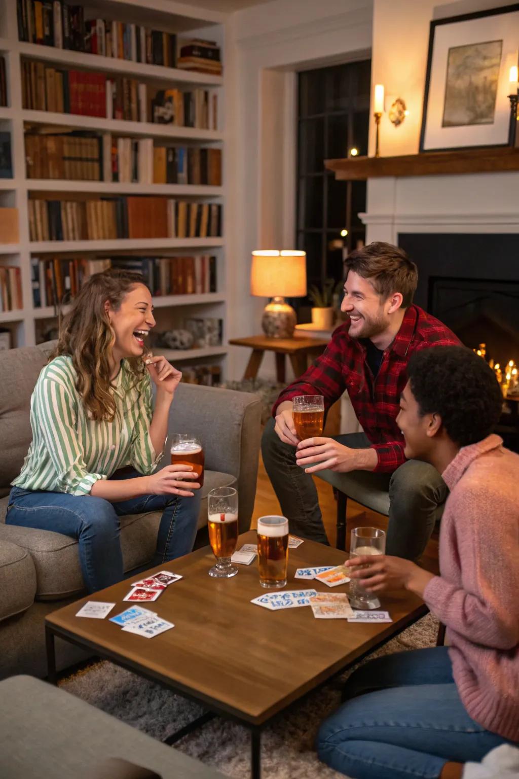 Challenge your friends with a beer trivia game.