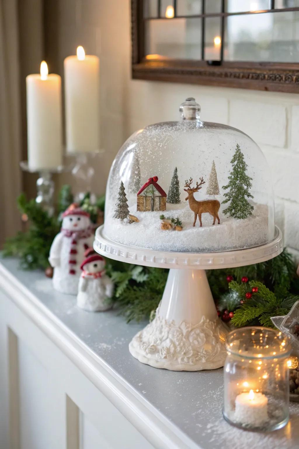 Craft your own winter wonderland with a DIY snow globe.