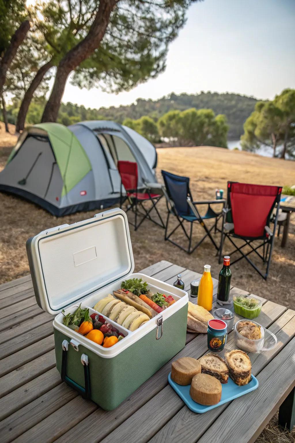 A high-quality cooler ensures your food stays fresh longer.