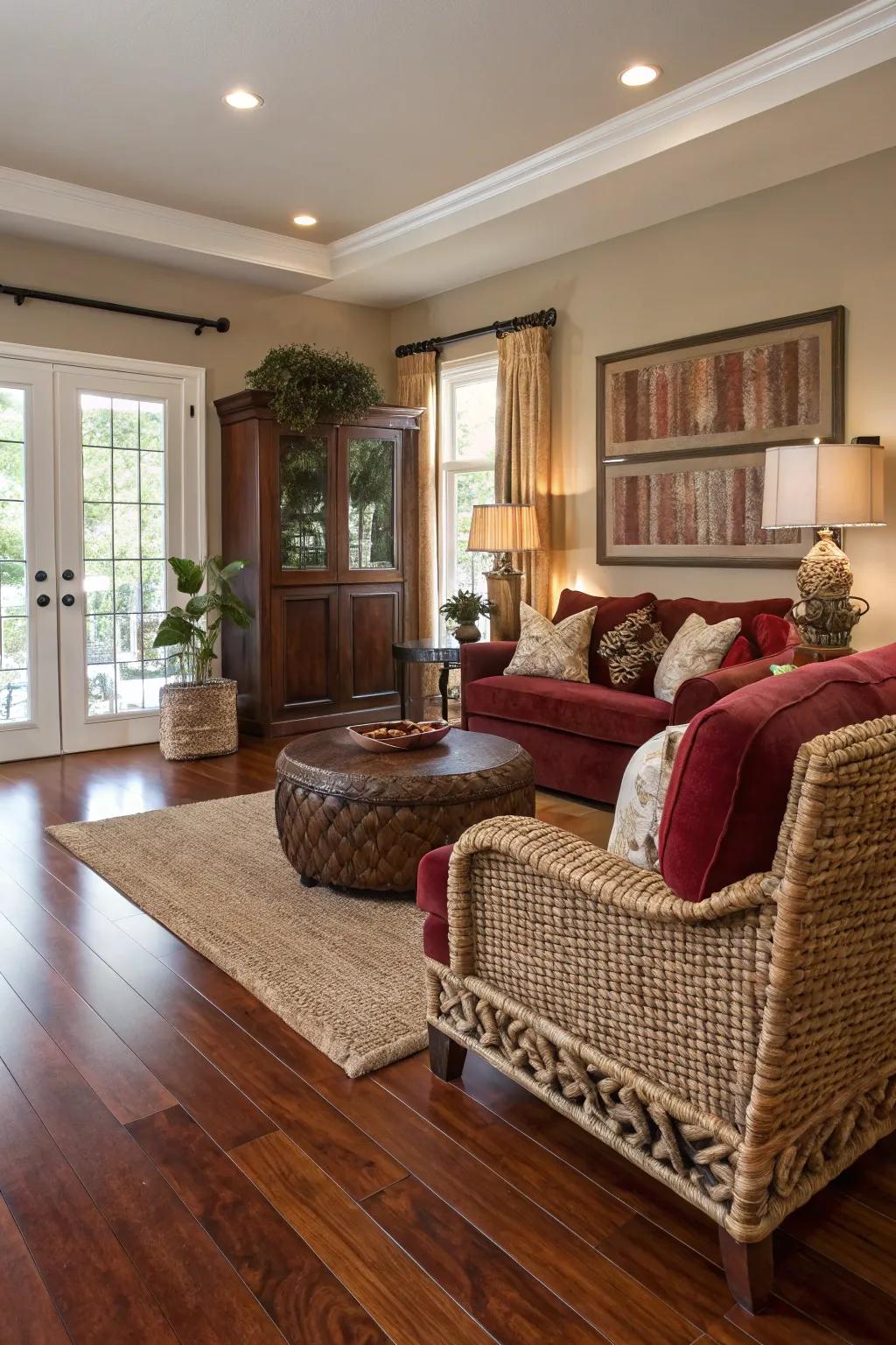 Unforeseen surfaces amplify depth and intrigue to the aesthetic.