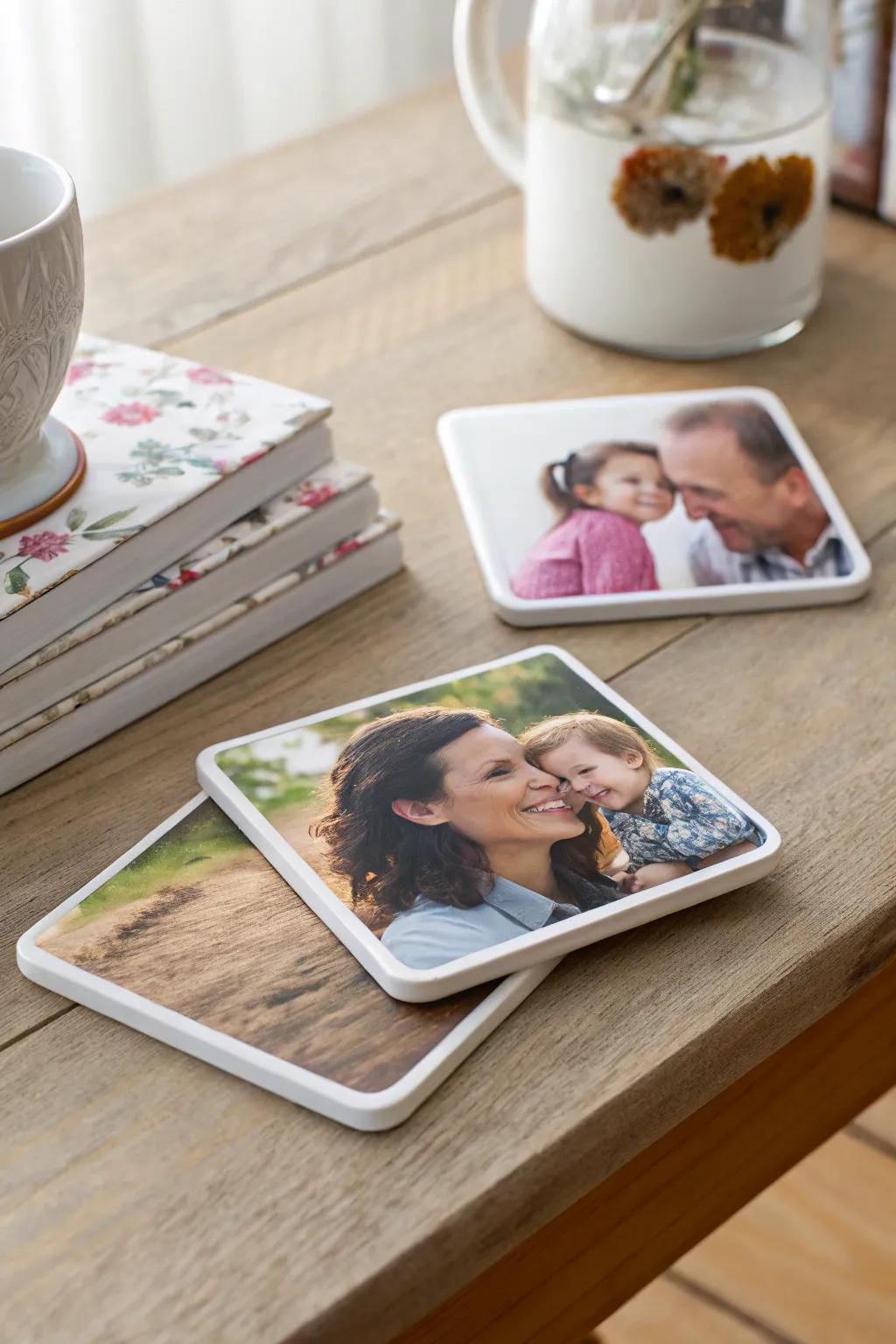Bespoke drink coasters add a personal touch to any home