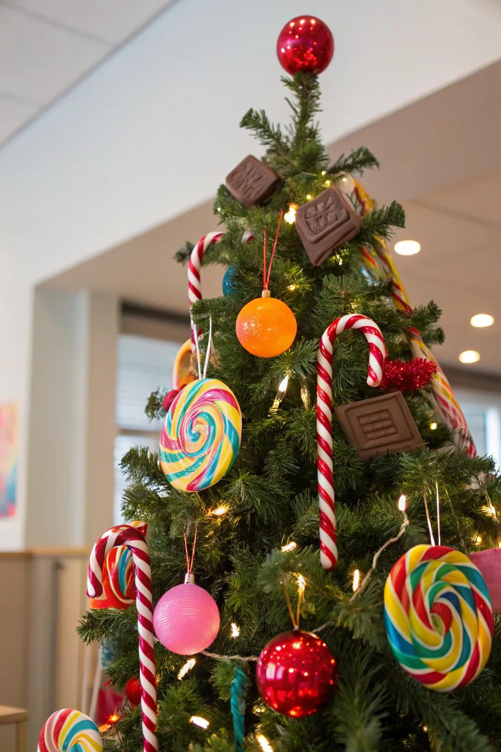Please with a playful sweet land theme.