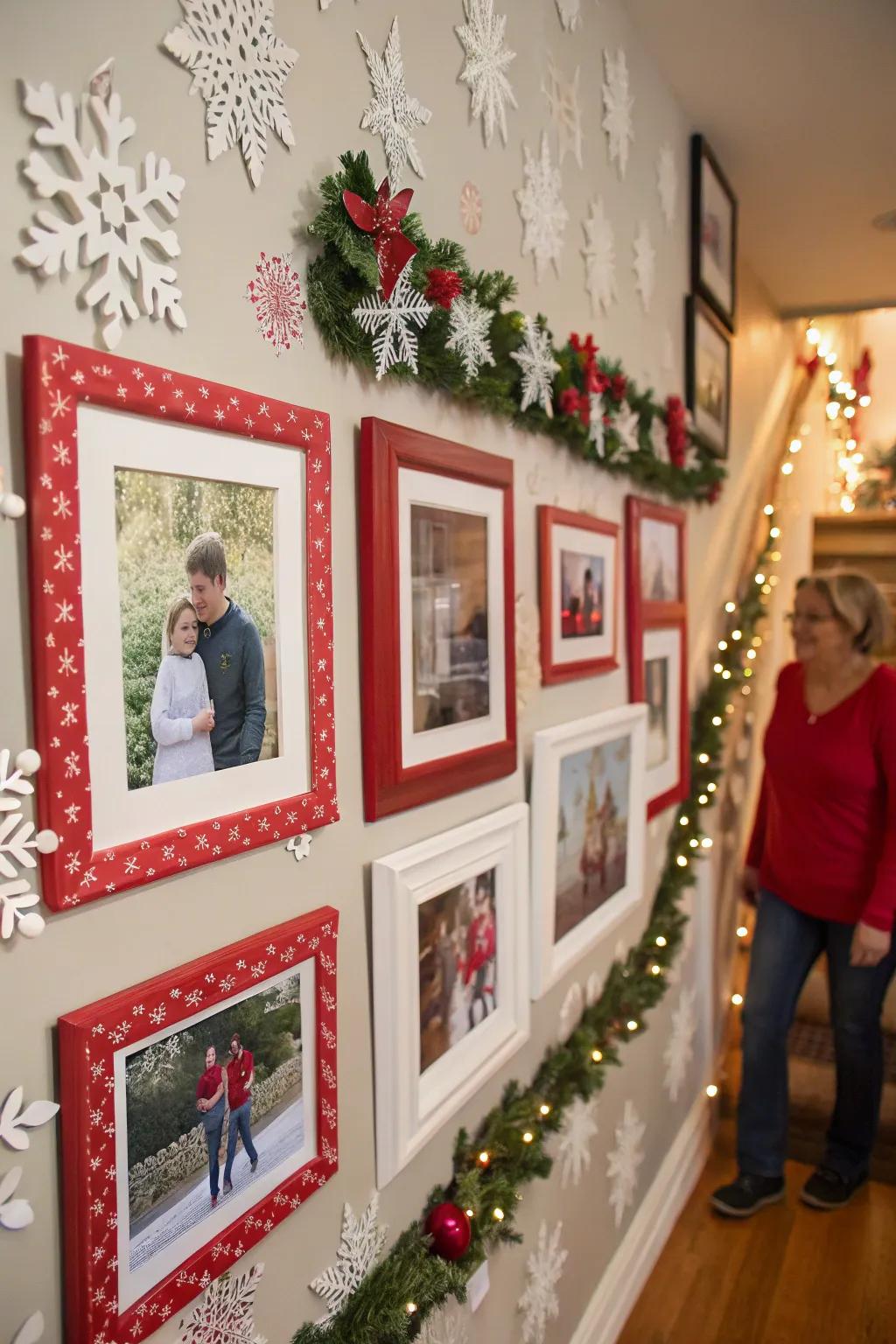 A nostalgic snapshot gallery commemorates cherished recollections.