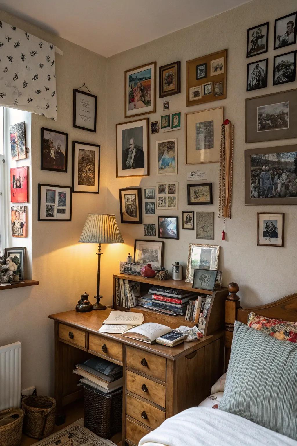 Personal elements make this bedroom feel uniquely yours.