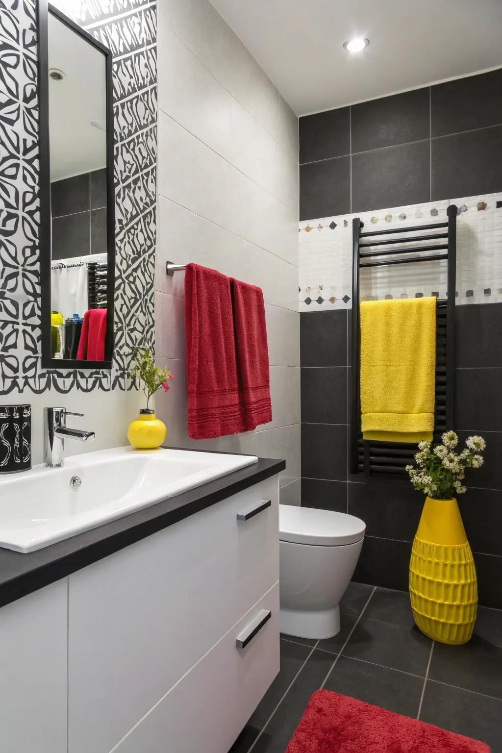 A monochrome base with amusing surprises.