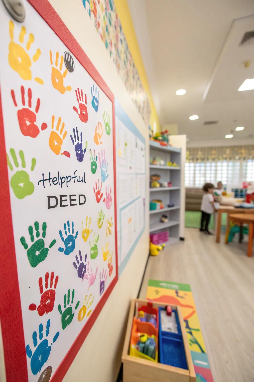 Hands of helpfulness displaying acts of support.