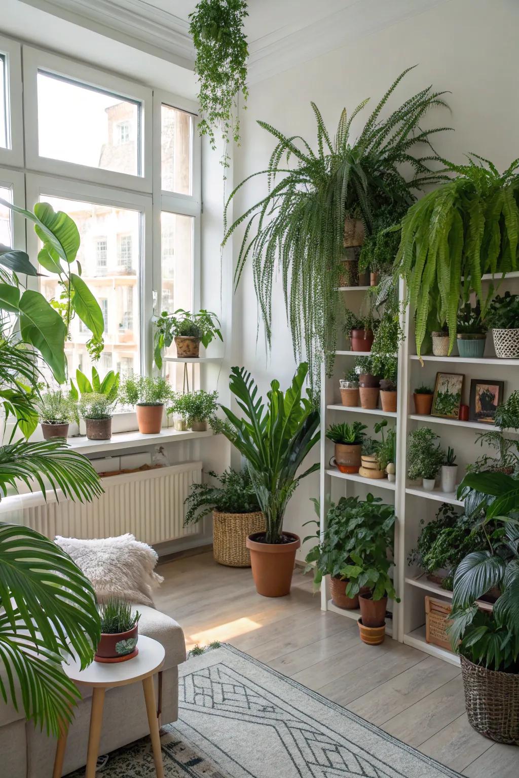 Indoor plants bring life and serenity to your home.