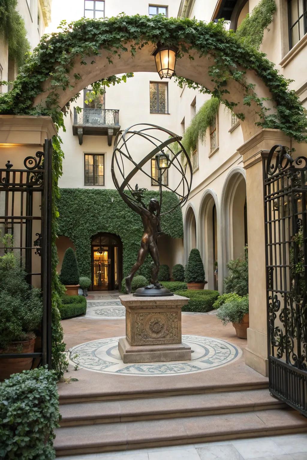 One artful setting catches attention.
