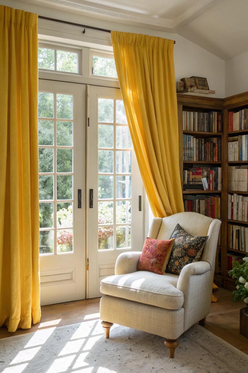 A splash of hue can brighten any space.