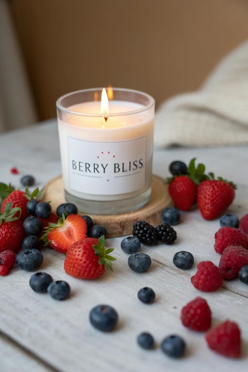 Fruitful Joy Candle for a Sweet Moment