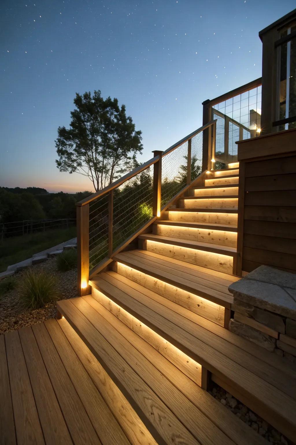 Concealed lights for a mysterious atmosphere