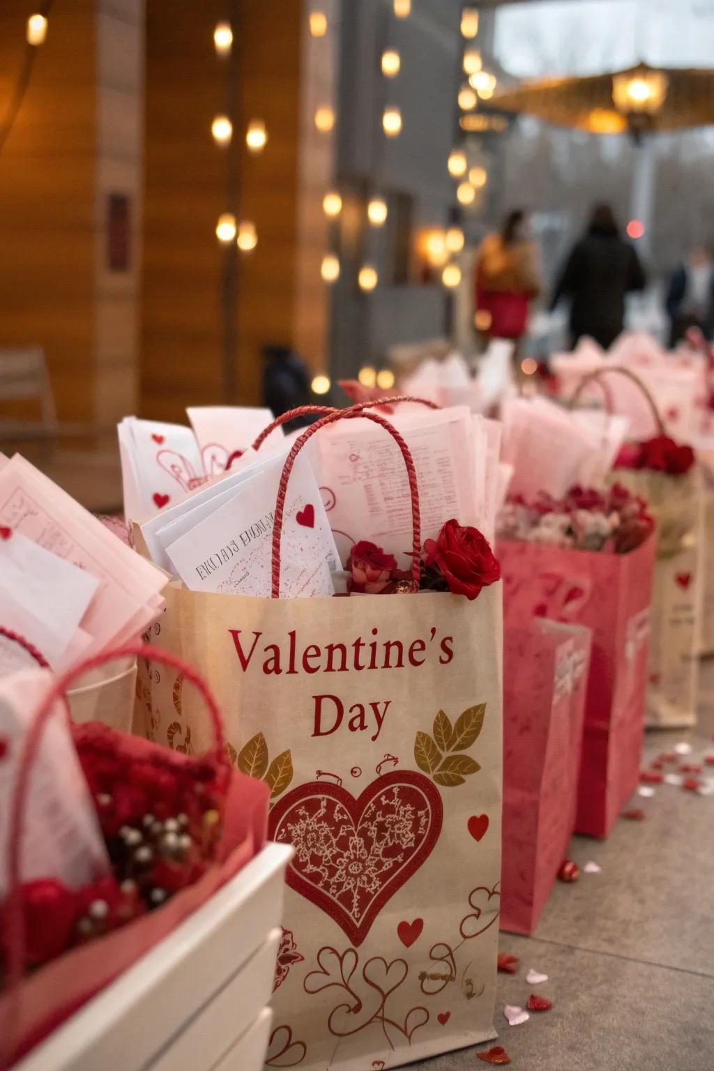 Imprinted affection missives for a dash of romance.