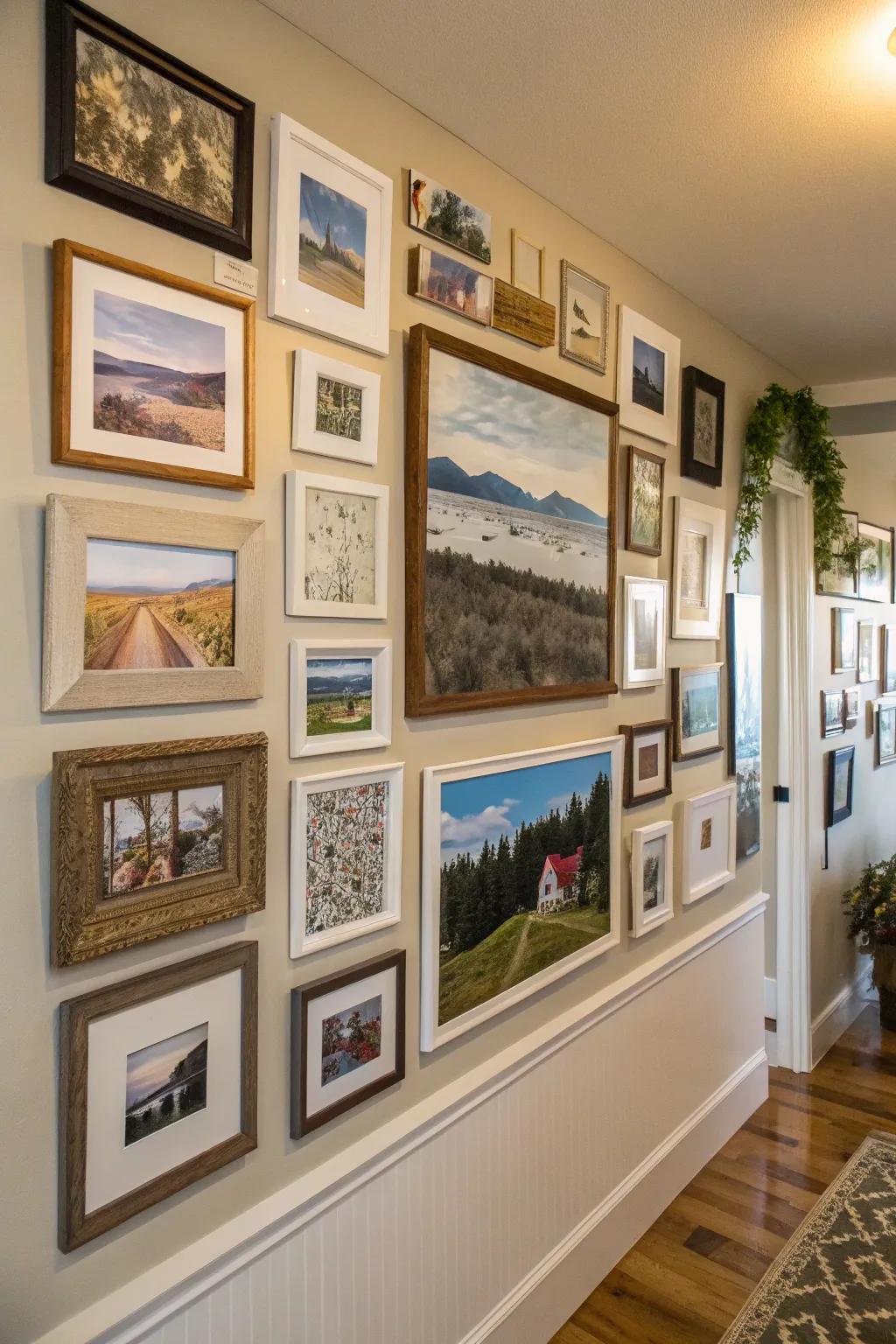 A tailored wall canvas tells a story.