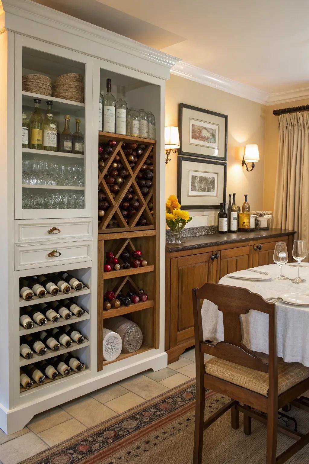 Wine units can be versatile storage solutions beyond just wine.
