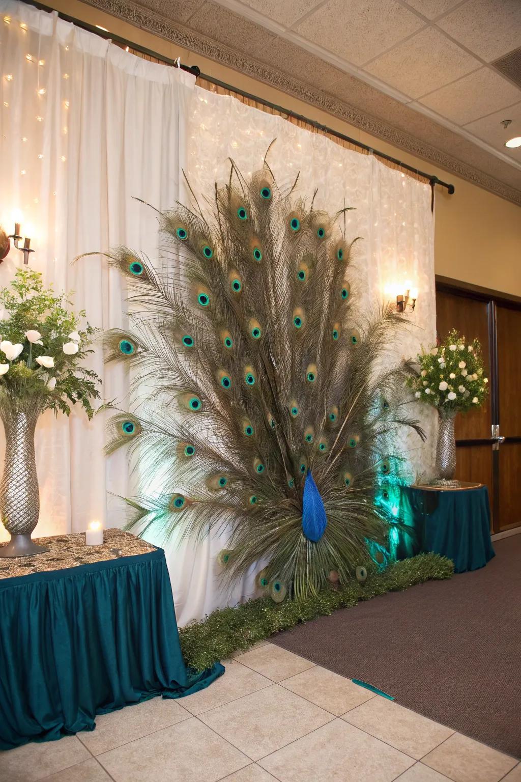 Vibrant plumage introduces a hint of royalty and contrast.