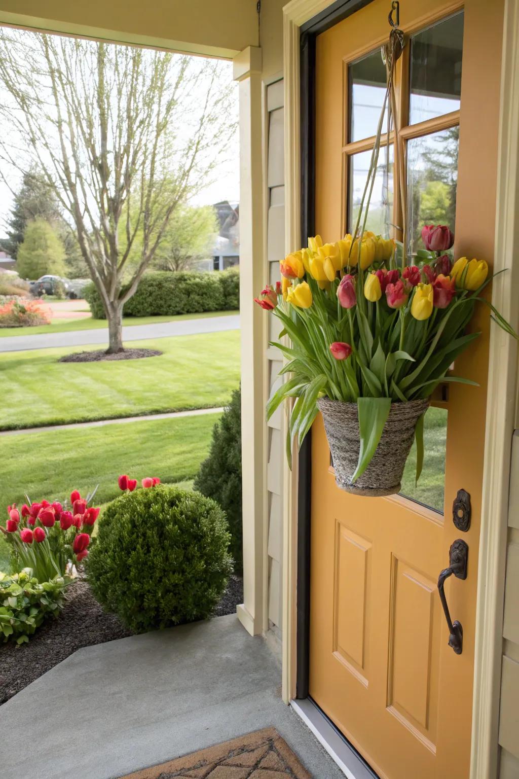 A tulip show presents a revitalizing and elegant Easter salutation.