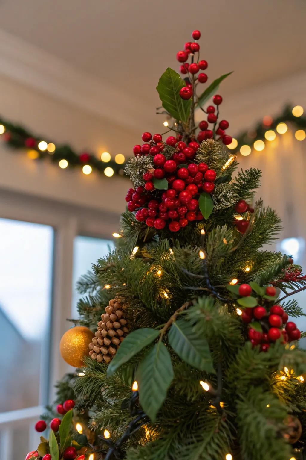 Fruitful floral arrangements infuse festive color and elegance.