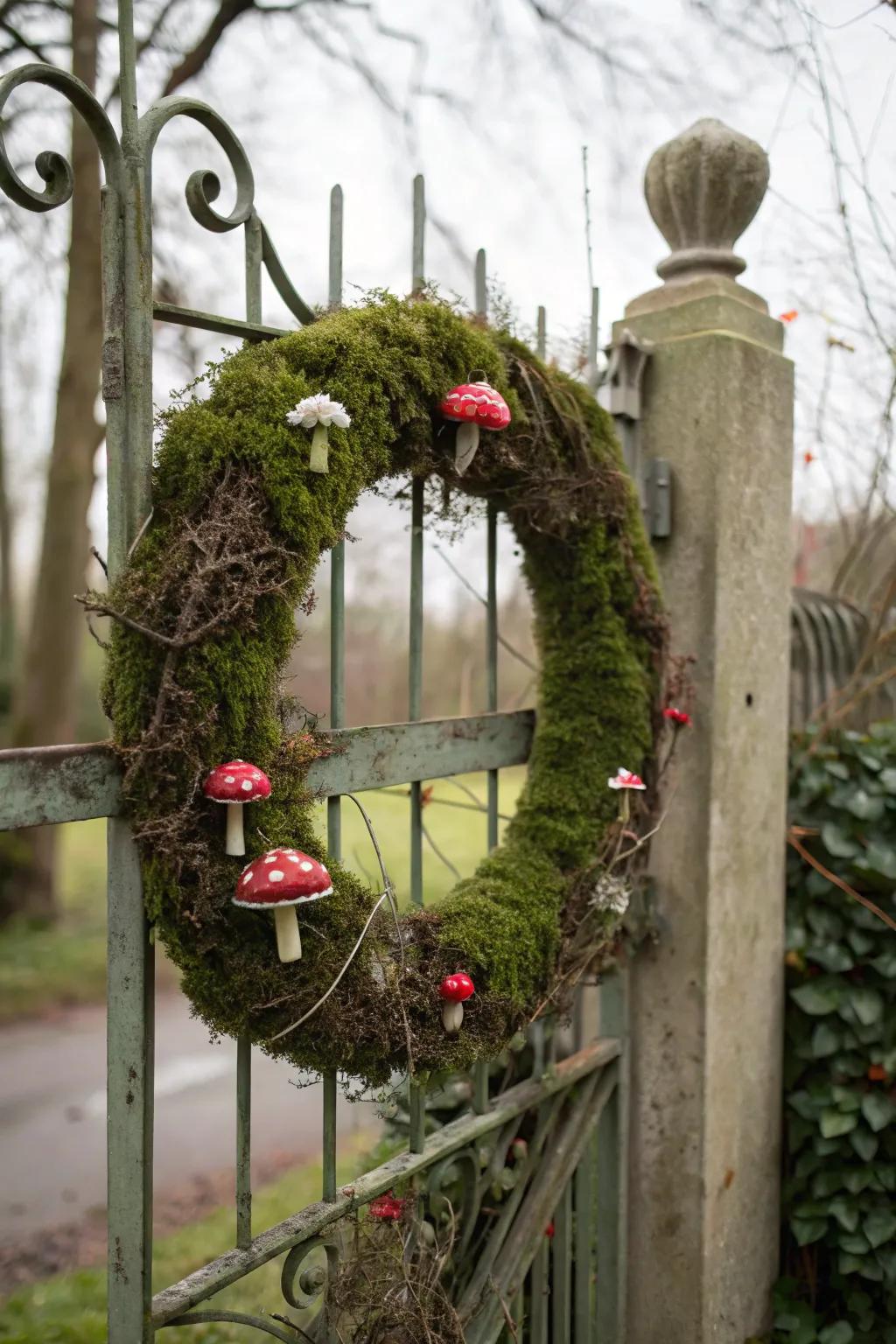 Let the magic in with a pixie garden wreath.