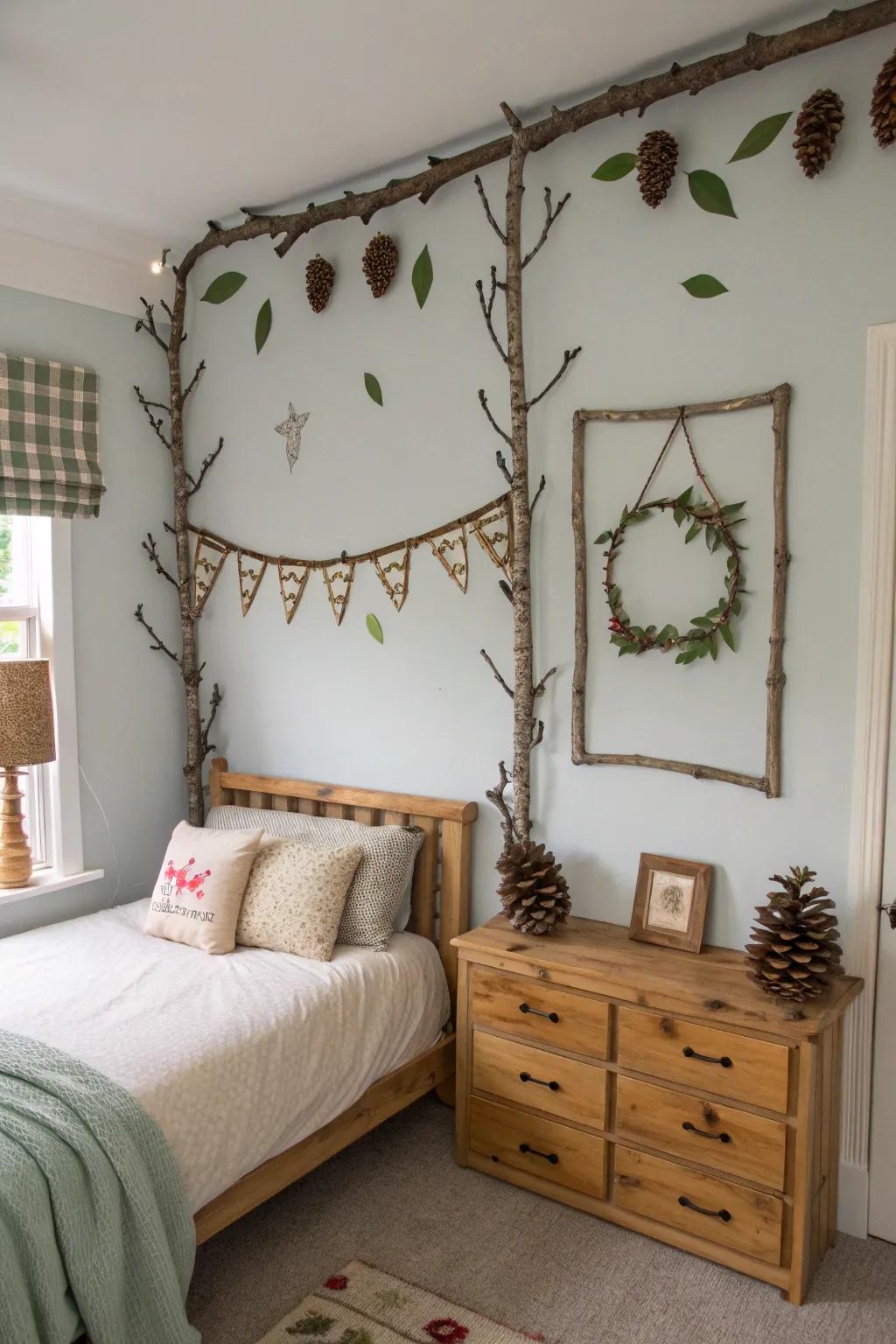 Do-it-yourself ornamentation provides a personal, artistic hint.