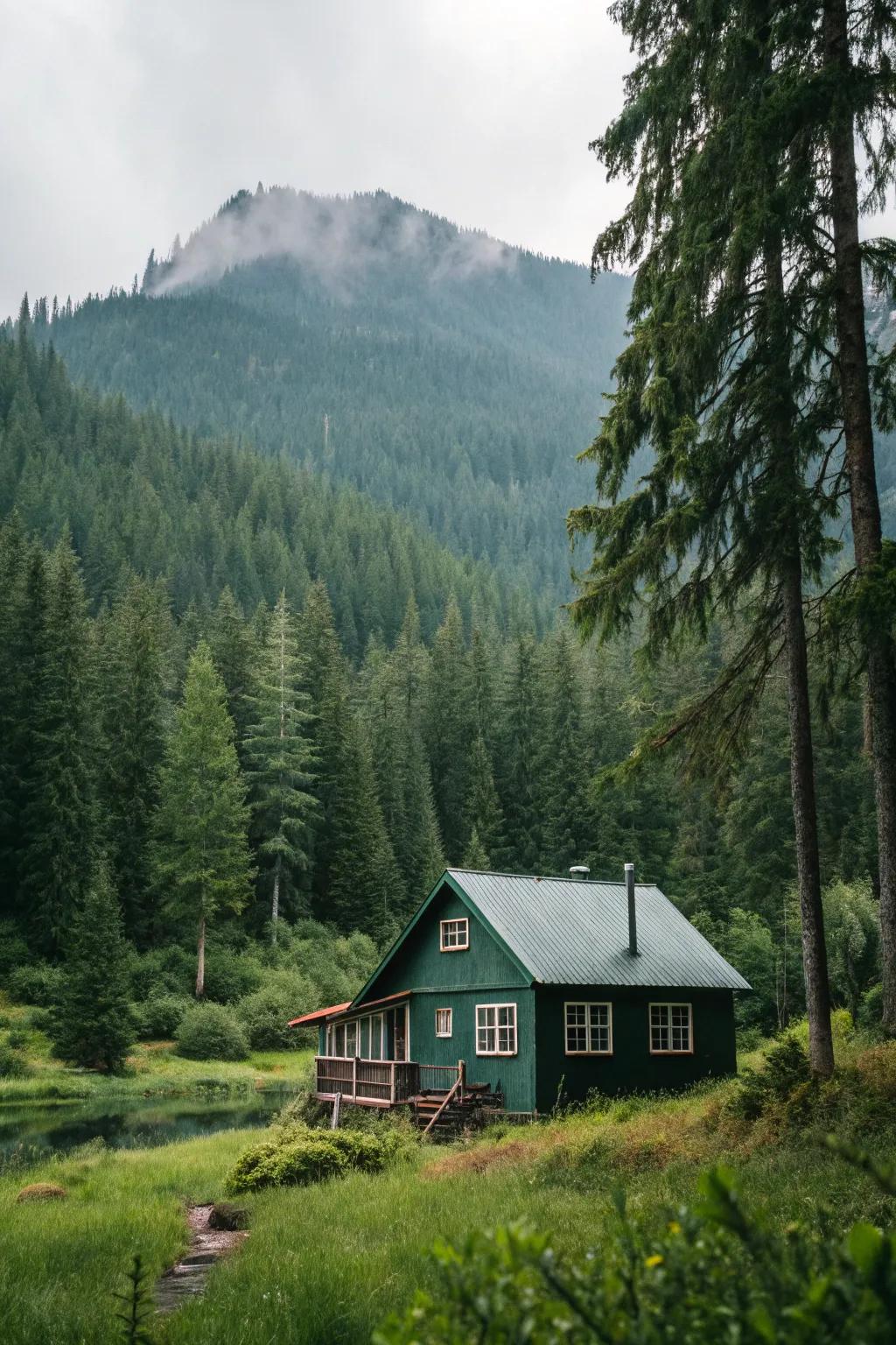 Green foundations easily merge with outdoor environments.