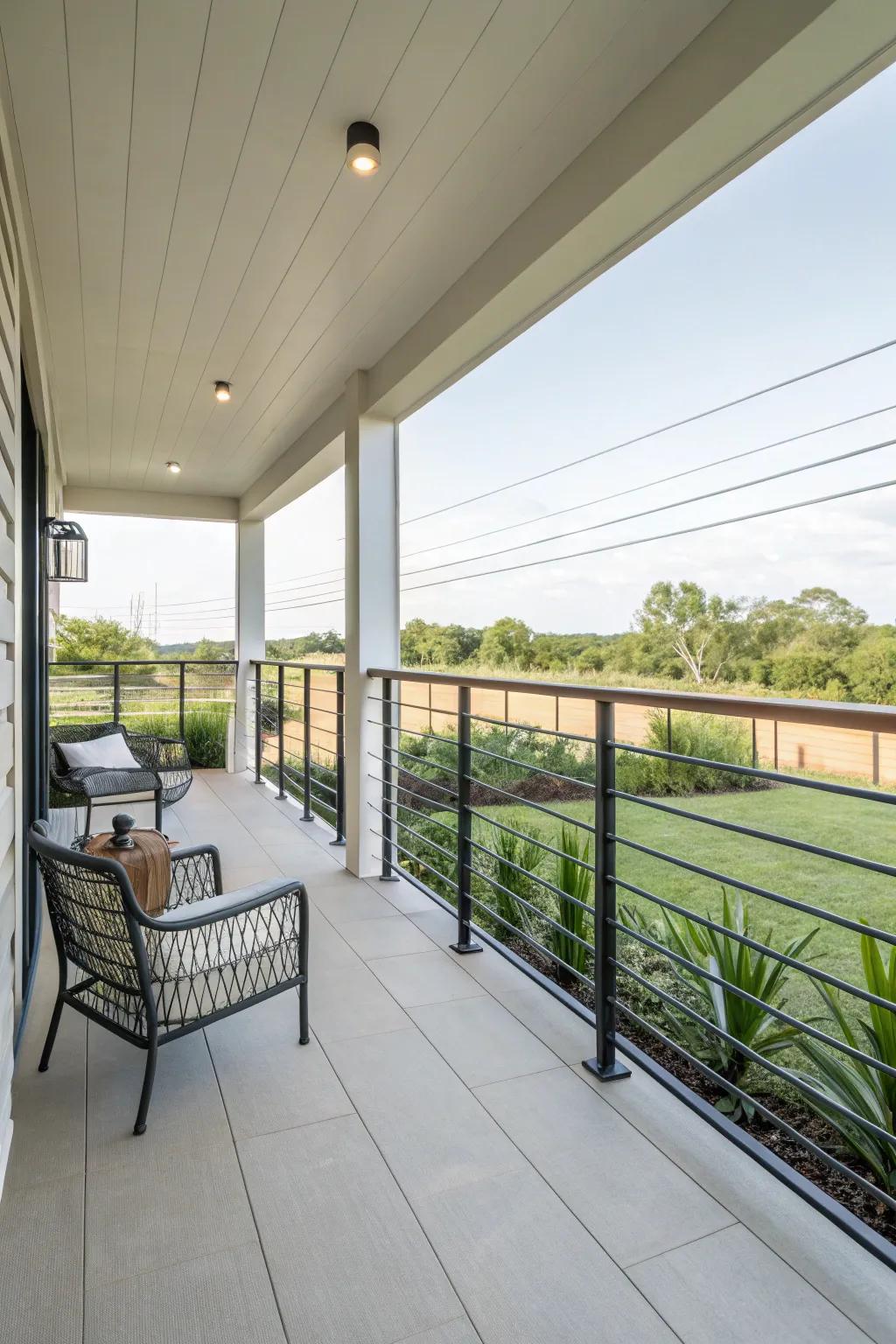 Sleek, minimalist bars to elevate your porch