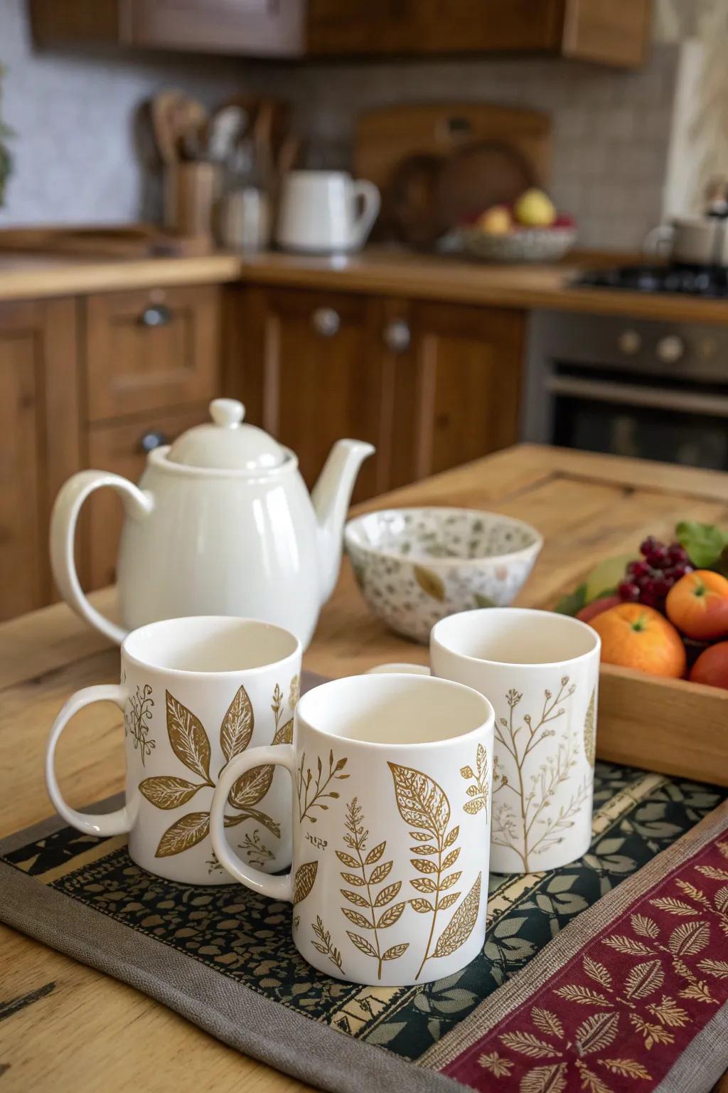 Relish a lavish morning coffee with coffee vessels adorned with <strong><em>gold leaf</em></strong>.” loading=”lazy” class=”pimg”>
	</picture><figcaption>Relish a lavish morning coffee with coffee vessels adorned with <strong><em>gold leaf</em></strong>.</figcaption></figure>
<p>Personalize your coffee vessels with <strong><em>gold leaf</em></strong> patterns. It provides a delightful morning uplift, initiating your day with a hint of extravagance.</p>
<h3>Give these a look:</h3>
<ul class=