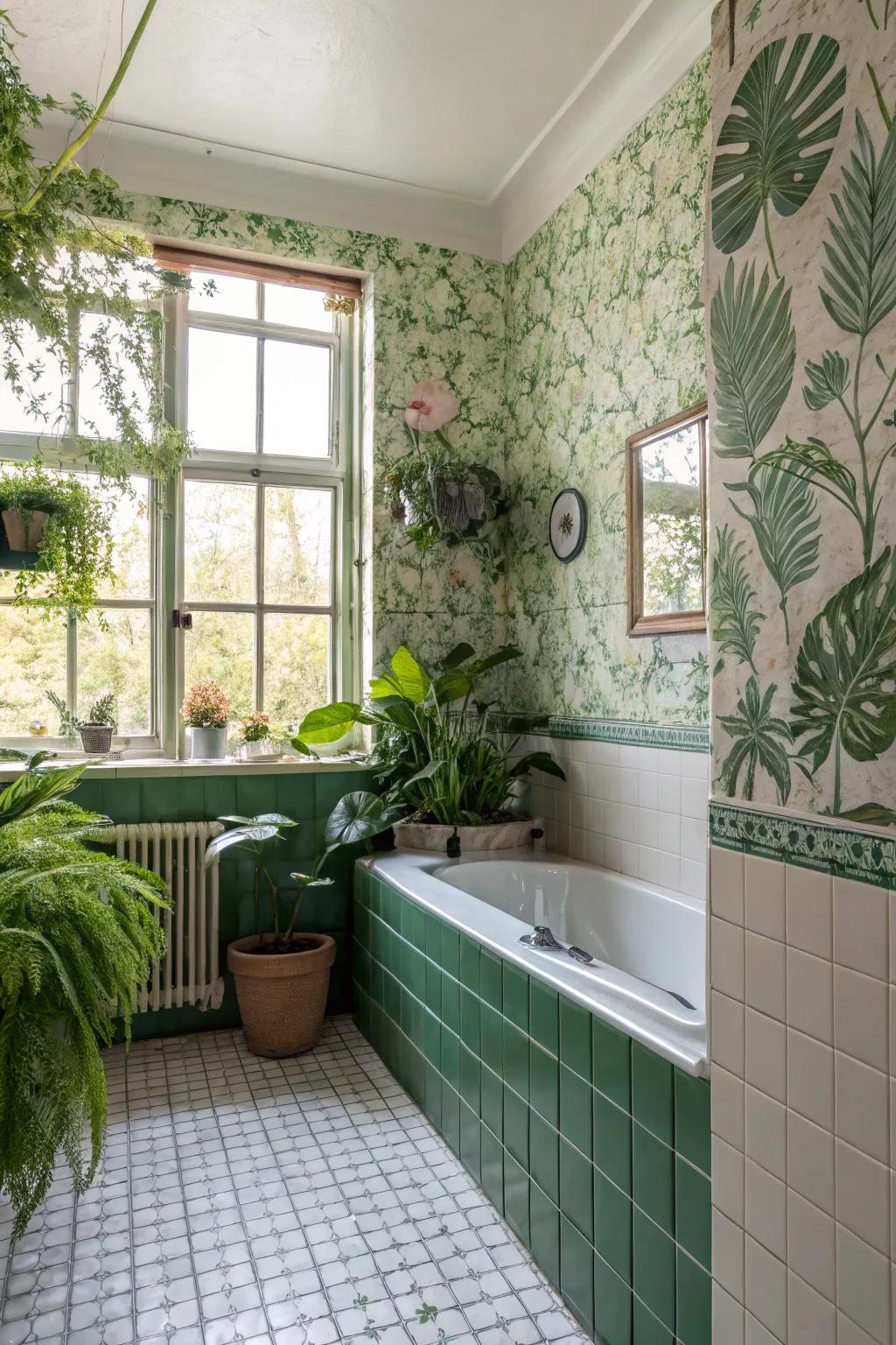 A green theme bringing a sense of renewal and serenity.