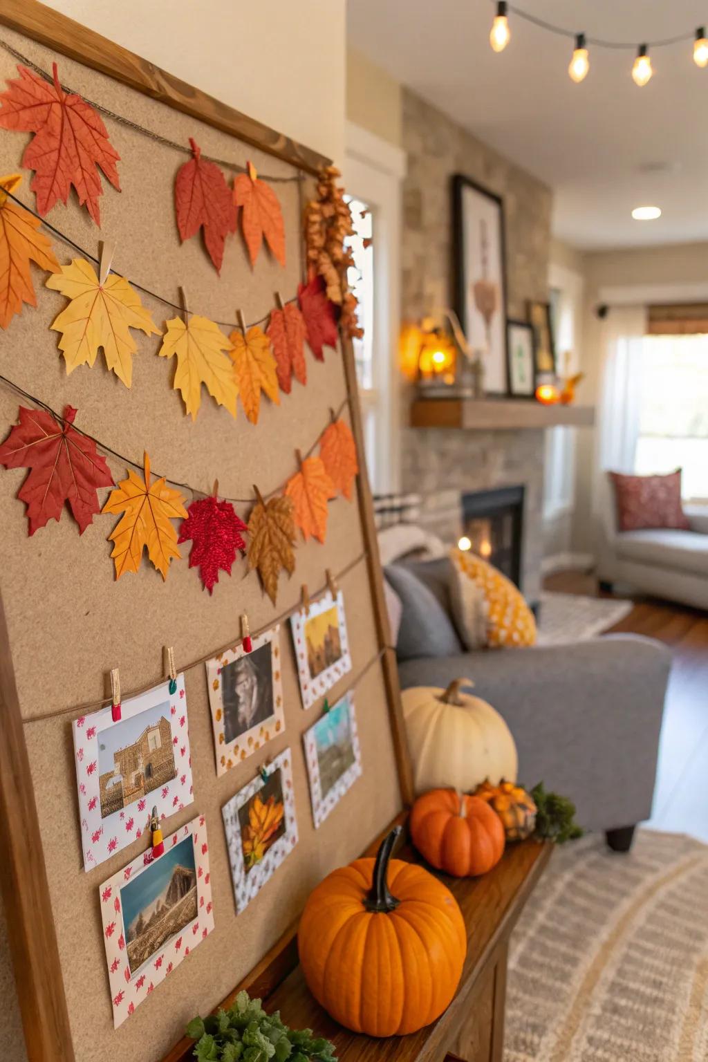 Enjoy the seasons with an engaging bulletin board.