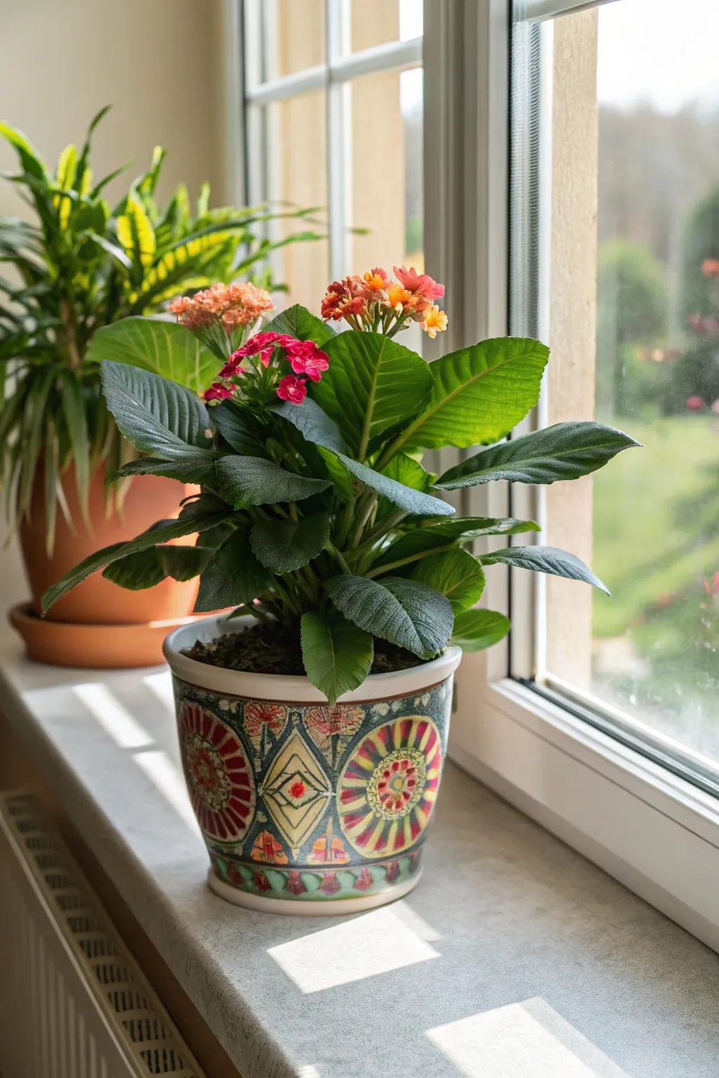 A pot plant that makes a place feel alive.