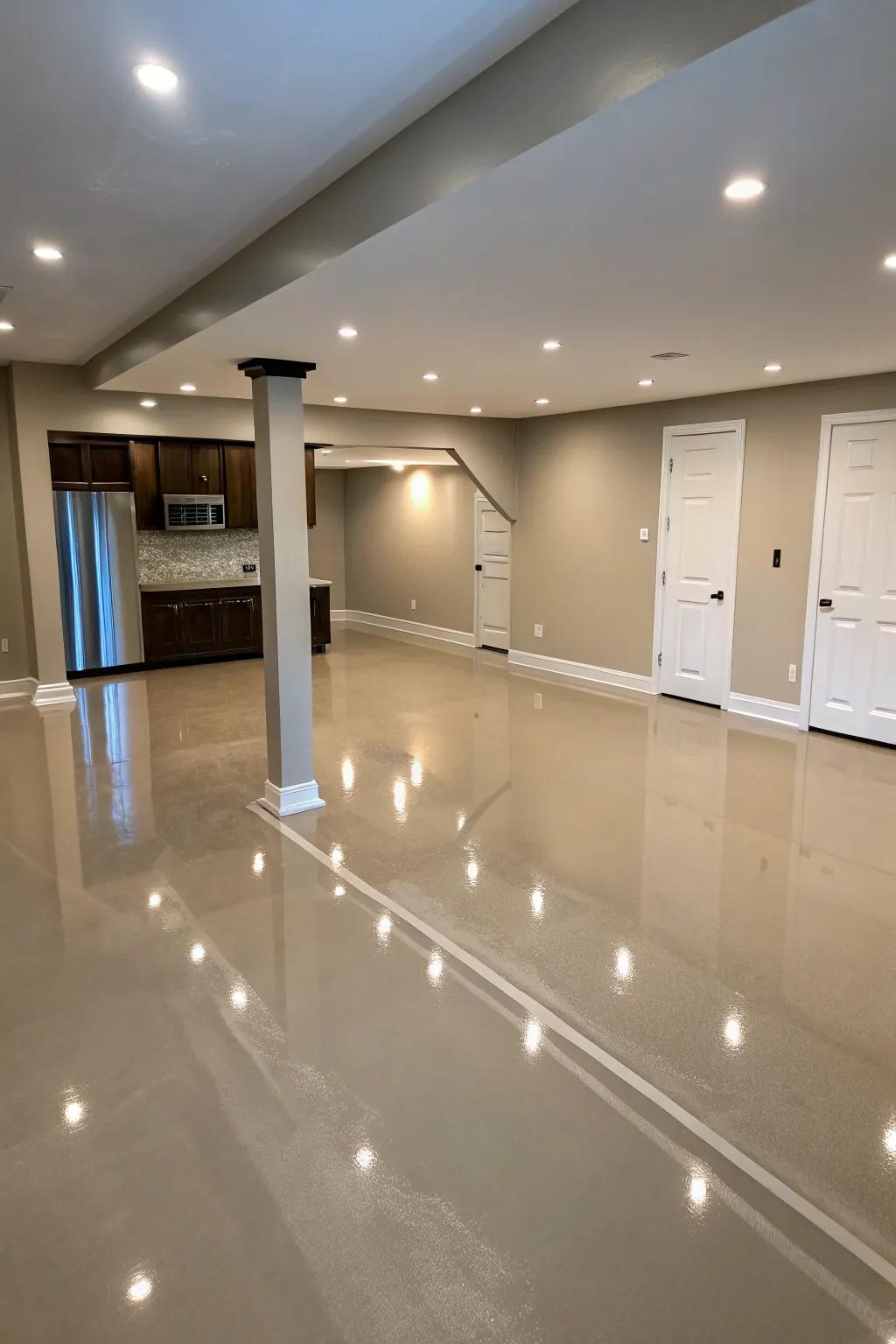 Resin coatings impart a sleek and resilient finish.