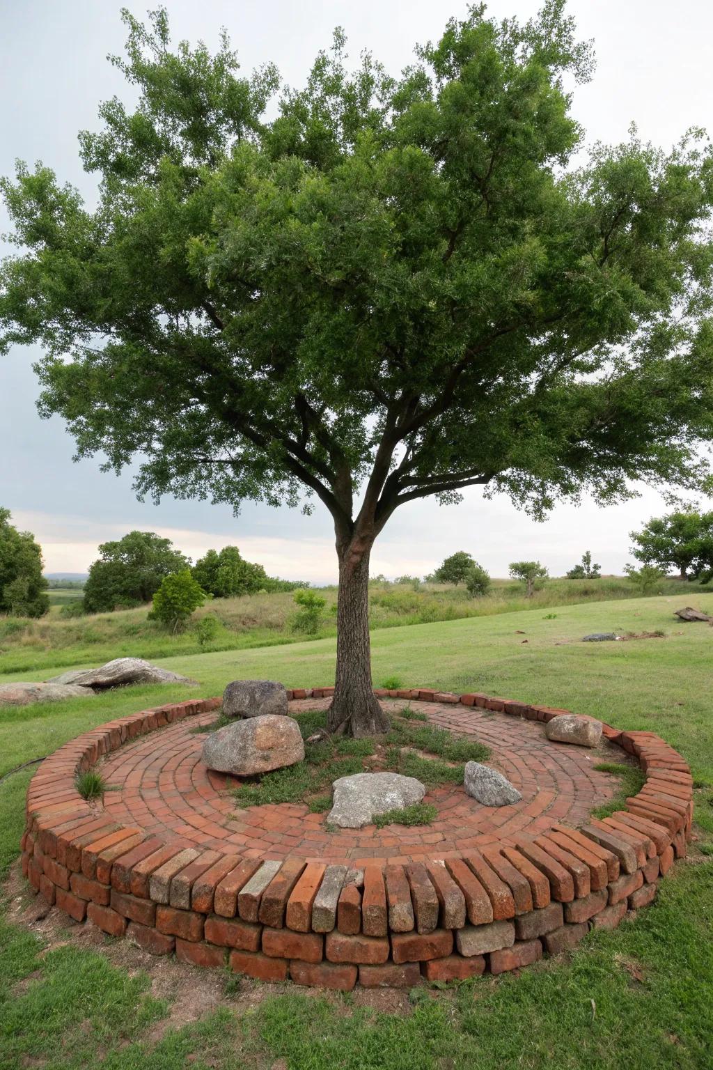Tree perimeters deliver safeguarding and a polished visual.