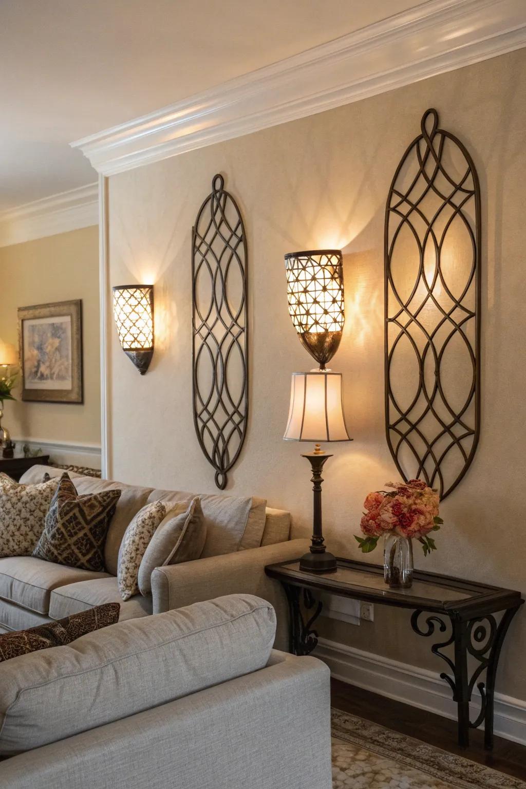 Distinct shapes turn lighting into a statement.