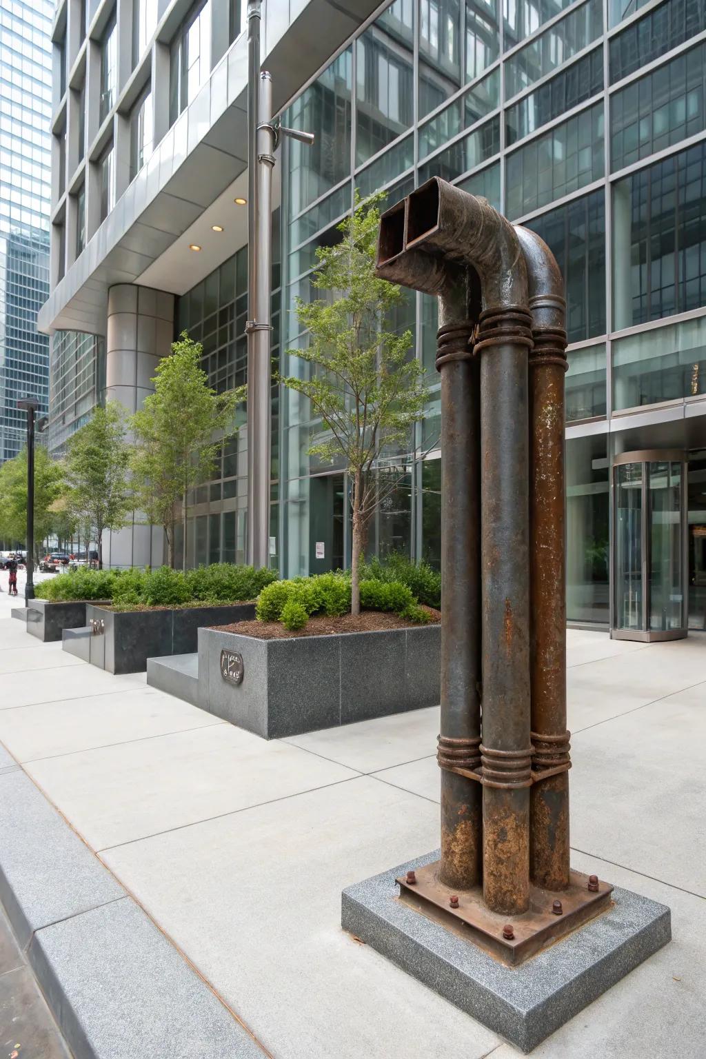 Industrial designs offer a chic and contemporary aesthetic.