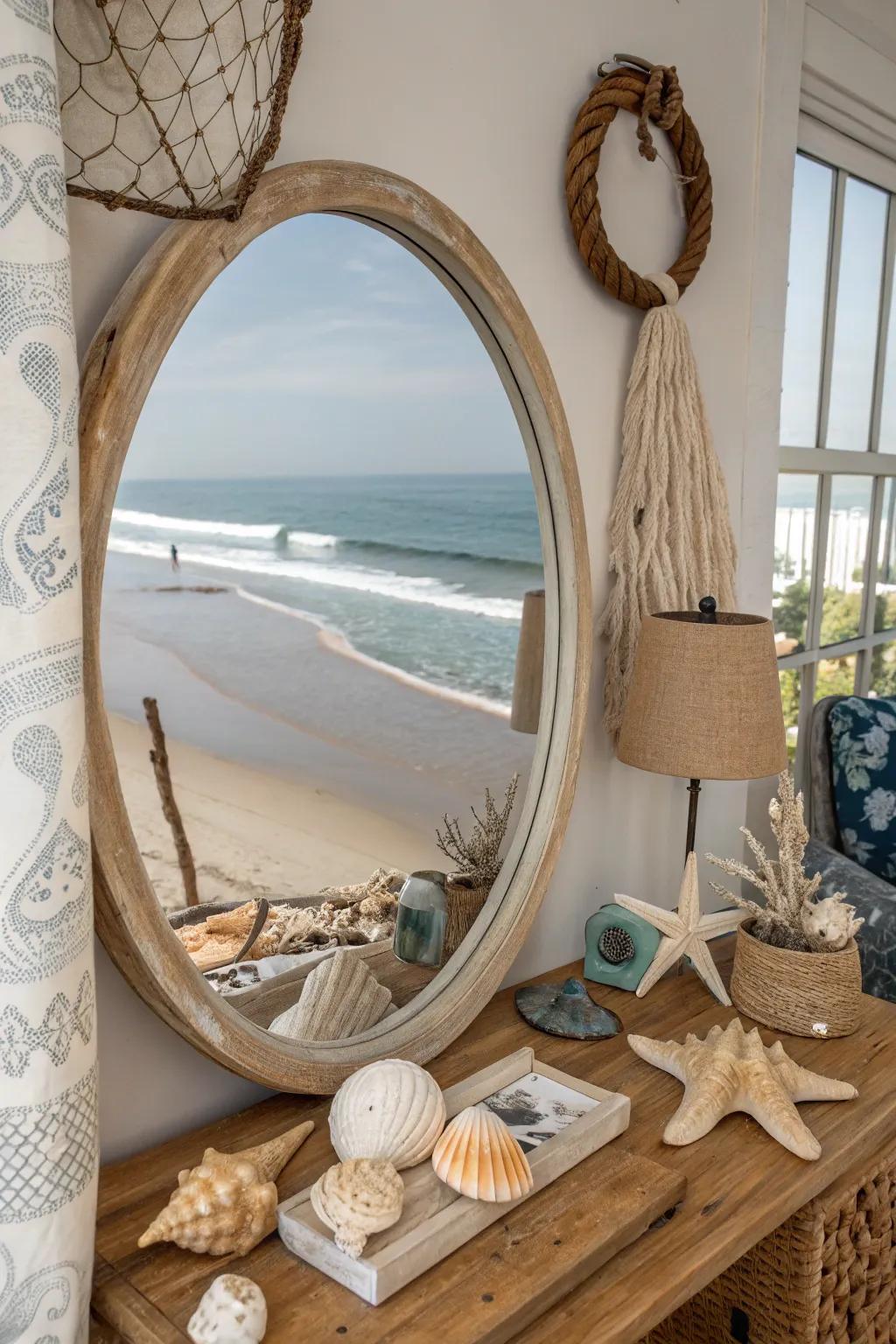 Ocean vistas bring a refreshing coastal vibe.