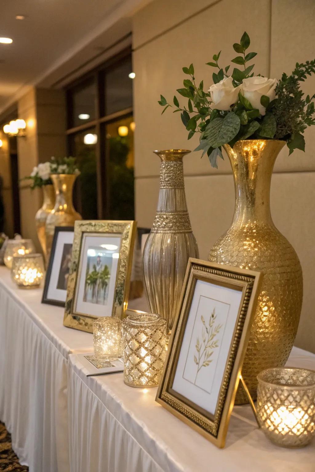 Golden details that turn regular decor into art.