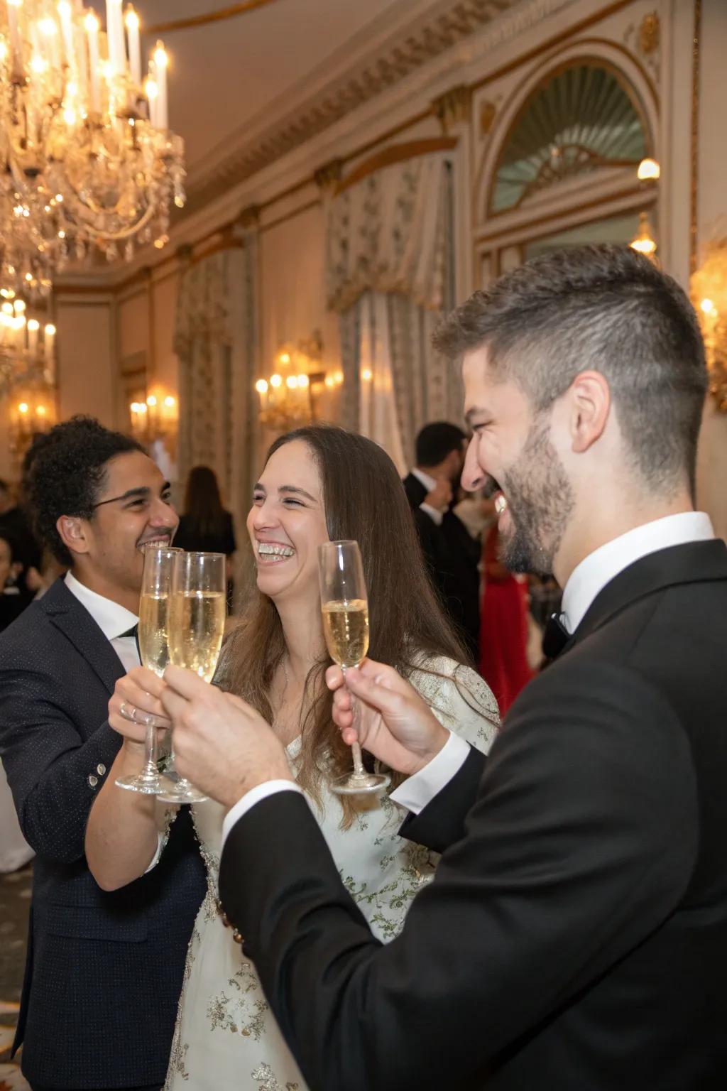 Toast your mortgage freedom with champagne.