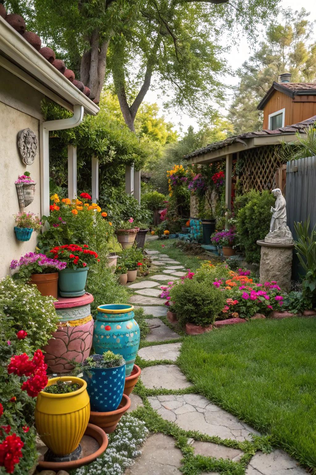 Show your style with creative yard touches.