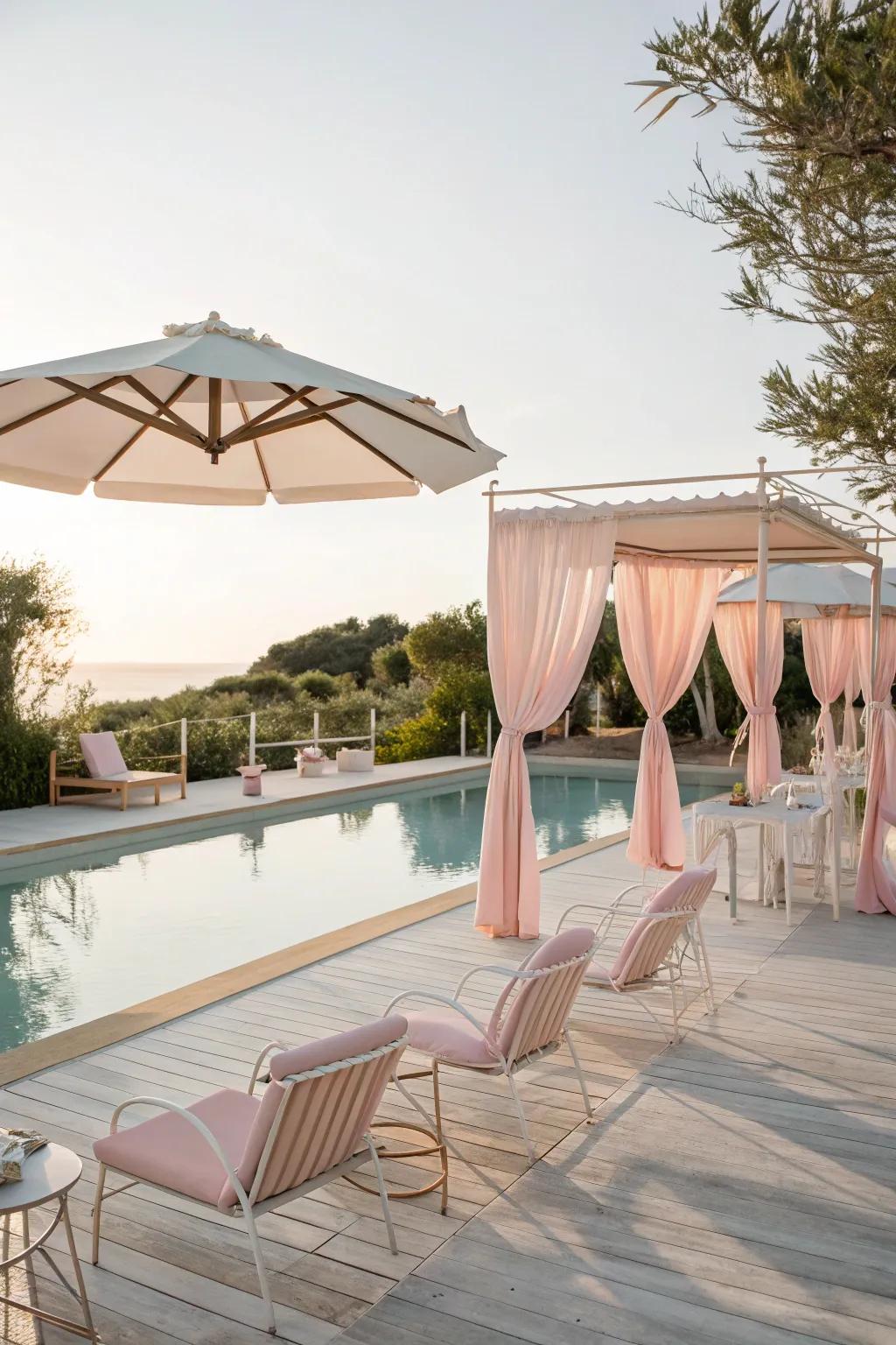 Pastels add a gentle, beautiful touch.
