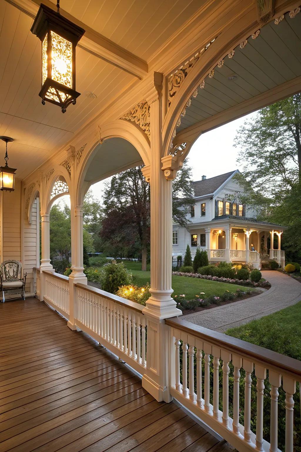 Curved trim features add a touch of sophistication.