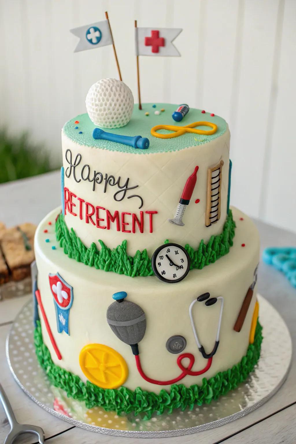 A themed cake is equally delicious and ornamental.