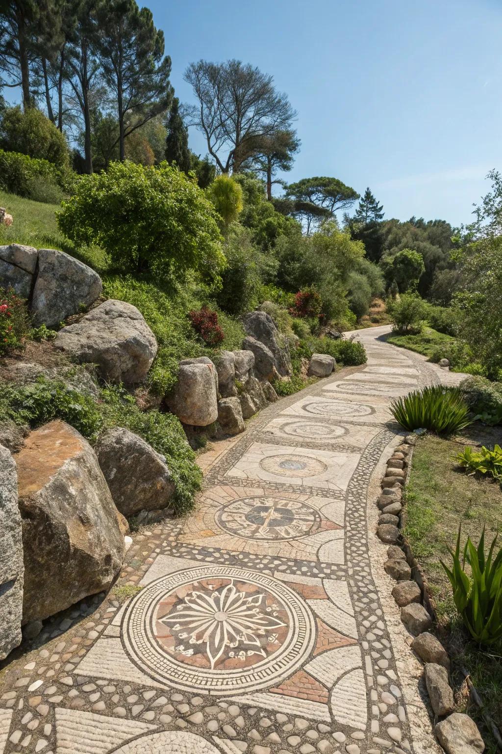 Inlay trails whisper tales of ingenuity and grace.